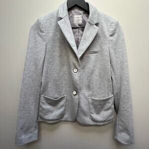 Gap The Academy Blazer Gray 2 Button‎ Blazer  Size 4